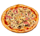 Pizza Prosciutto e funghi in Alba Iulia